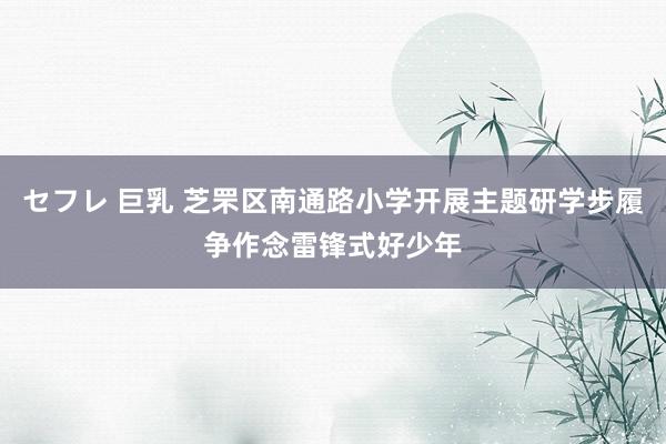 セフレ 巨乳 芝罘区南通路小学开展主题研学步履争作念雷锋式好